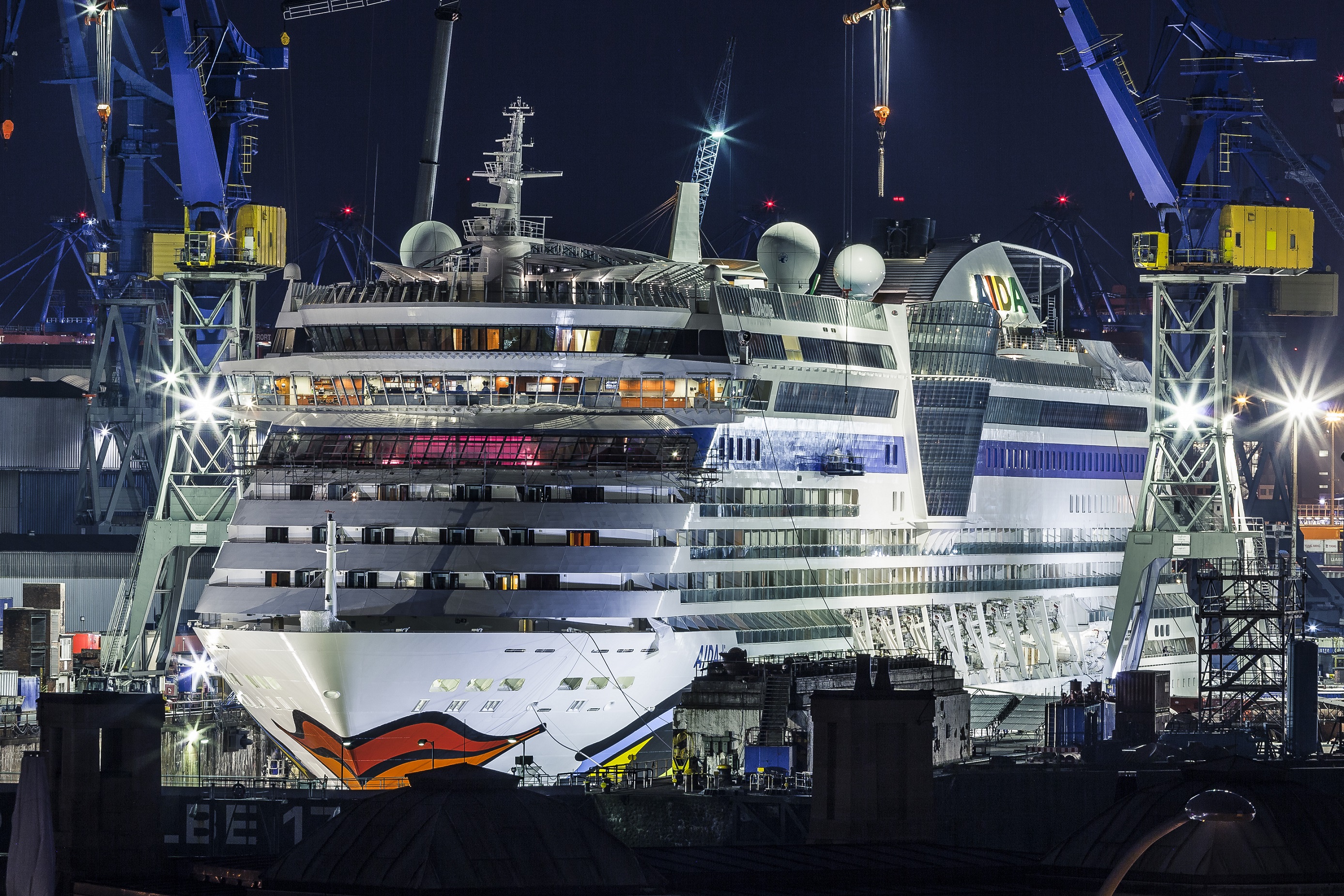 AIDA im Hafen